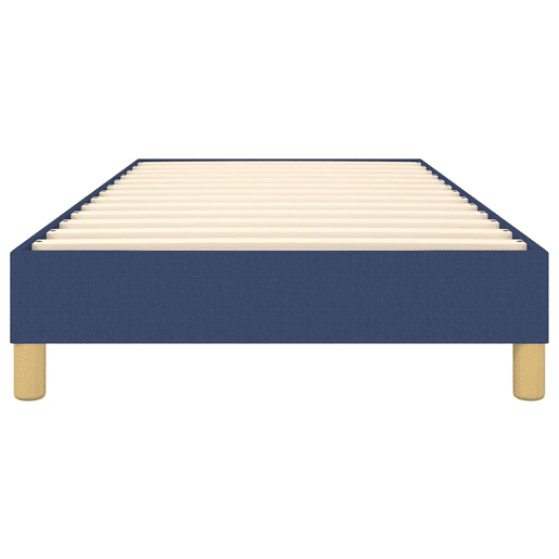 Estrutura de cama de solteiro para adultos com molas 80x200 cm azul