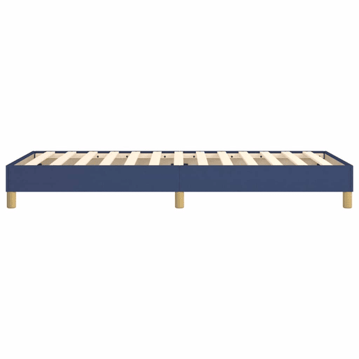 Estrutura de cama de solteiro para adultos com molas 80x200 cm azul