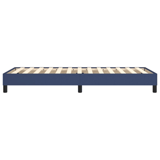 Estrutura de cama de solteiro para adultos com molas 80x200 cm azul