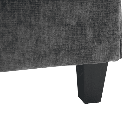 Sofá de 3 lugares 194x118x81 cm - Lateral, cama e lounge, para sala e quarto - Cinza