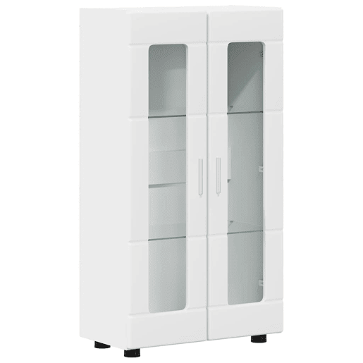 Bufete - Móvei de apoio com porta Branco 55,5 x 29 x 103 cm Madeira processada pt1866 Bufete - Móvei de apoio com porta Branco 55,5 x 29 x 103 cm Madeira processada pt1866