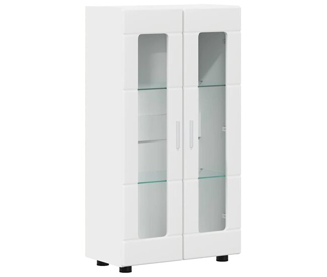 Aparador - mueble de almacenamiento con estante 55,5 x 29 x 103 cm madera de ingeniería es1866