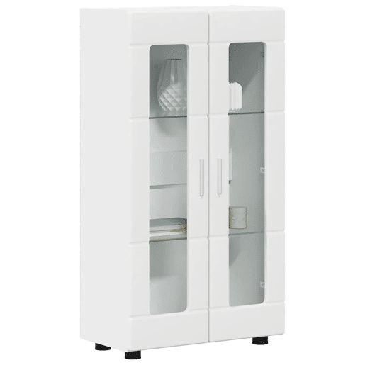 Bufete - Móvei de apoio com porta Branco 55,5 x 29 x 103 cm Madeira processada pt1866 Bufete - Móvei de apoio com porta Branco 55,5 x 29 x 103 cm Madeira processada pt1866
