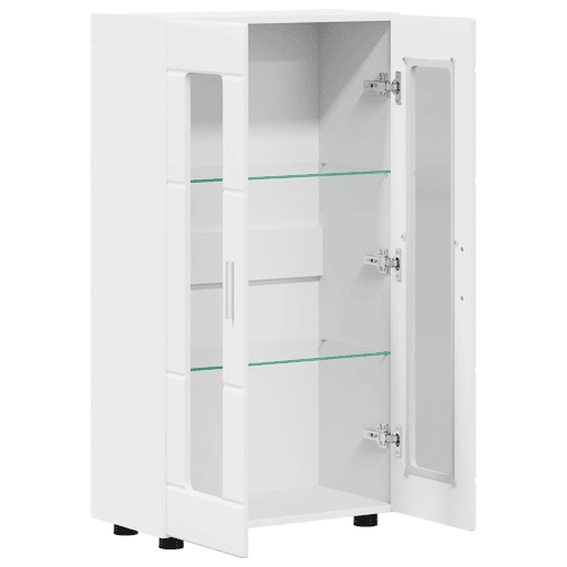 Bufete - Móvei de apoio com porta Branco 55,5 x 29 x 103 cm Madeira processada pt1866 Bufete - Móvei de apoio com porta Branco 55,5 x 29 x 103 cm Madeira processada pt1866
