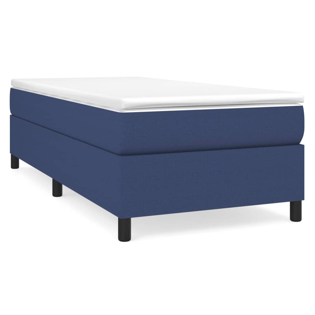 Estructura de cama individual para adultos 80x203 Azul