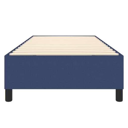 Estrutura de cama de solteiro para adultos com molas 80x200 cm azul