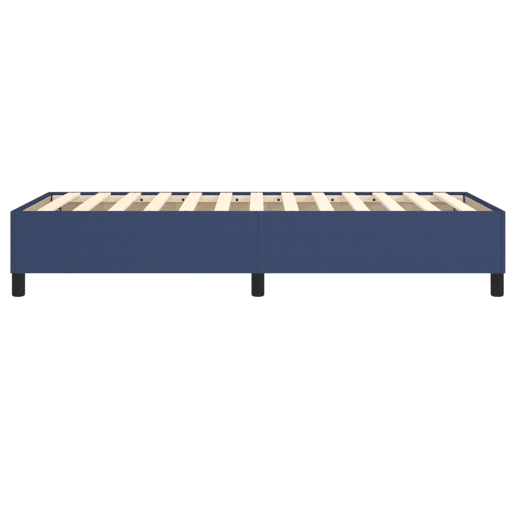 Estrutura de cama de solteiro para adultos com molas 80x200 cm azul