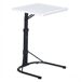 YOEVU - Mesa auxiliar plegable ajustable en altura 43x43 YOEVU - Mesa auxiliar plegable ajustable en altura 43x43 Blanco