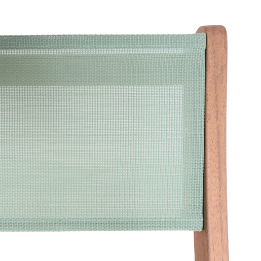 Mesa de jardim bistrô infantil de madeira de acácia com 2 cadeiras Verde cinzento - 54x43x33 cm