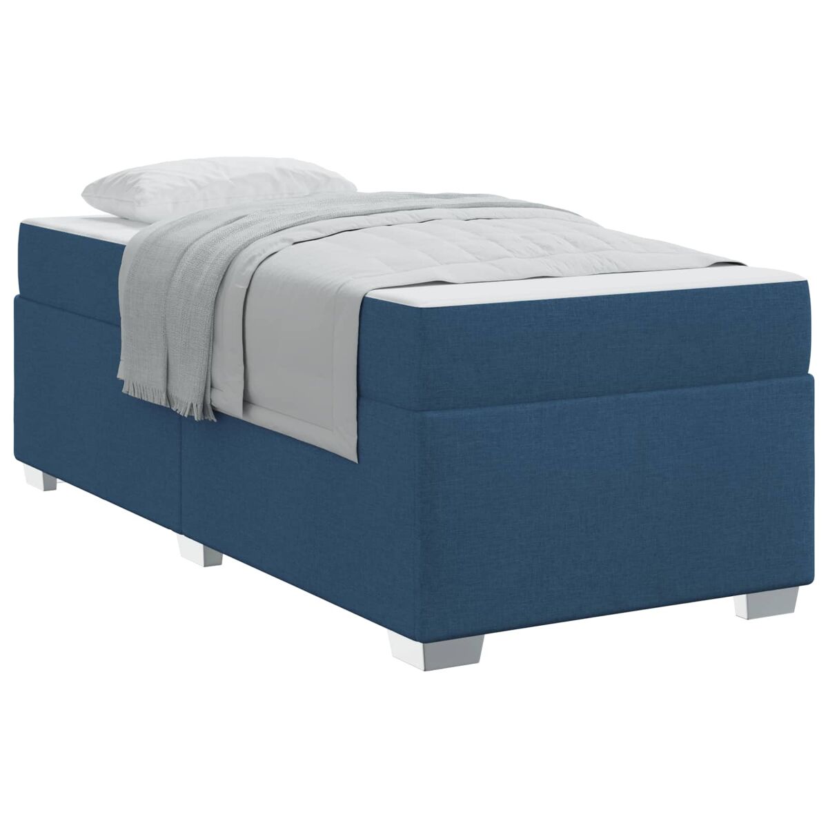 Estructura de cama individual para adultos 90x200 Azul