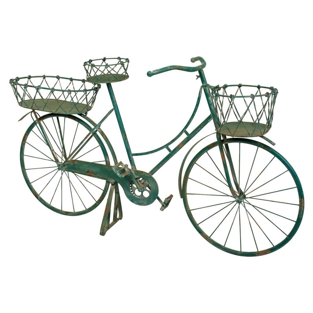 Bicicleta decoración de metal