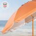 Aktive Beach Sombrilla de playa inclinable con protección UV50 220x220 Aktive Beach Sombrilla de playa inclinable con protección UV50 220x220 Naranja