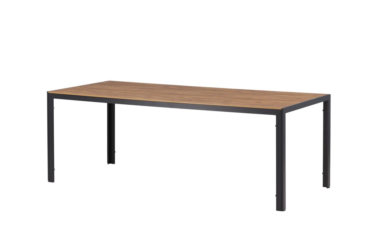 Mesa de comedor para exterior break 90x205x74 marrón