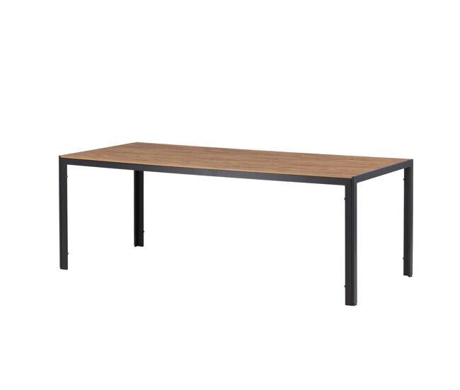 Mesa de comedor para exterior break 90x205x74 marrón