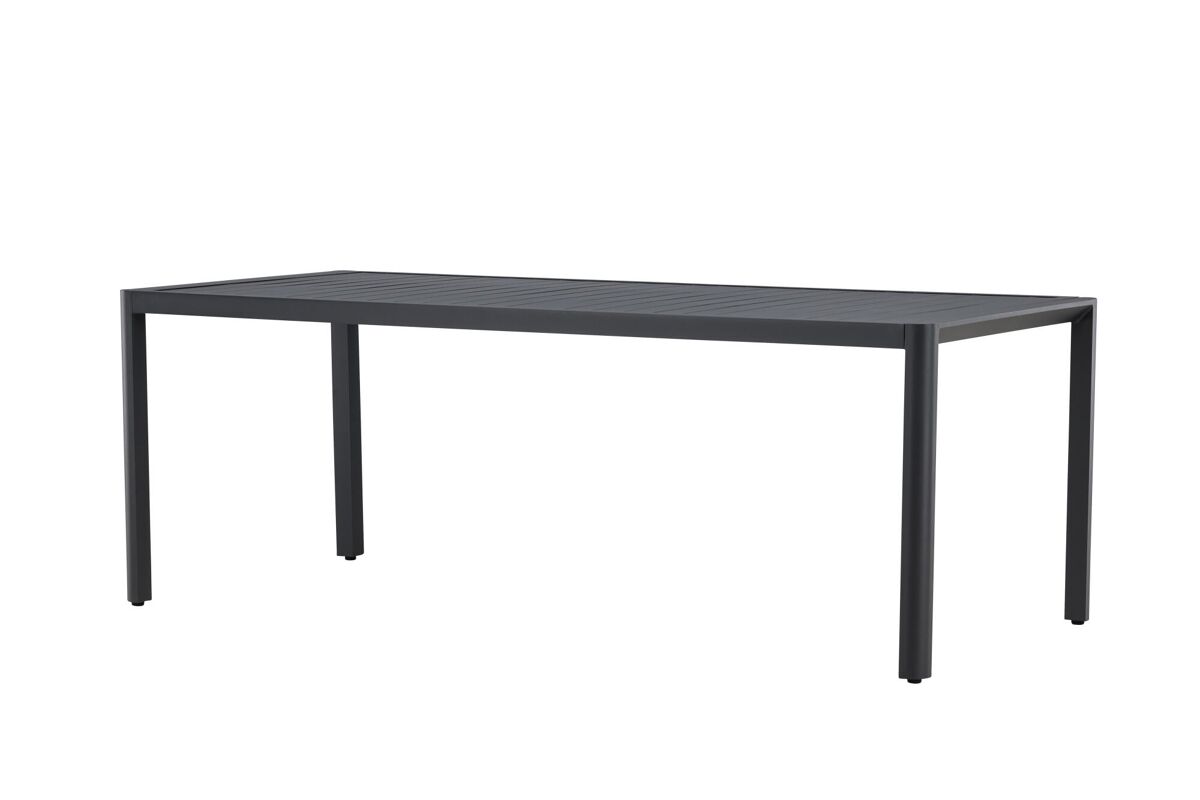 Mesa de comedor para exterior giardini 90x200x72 negro