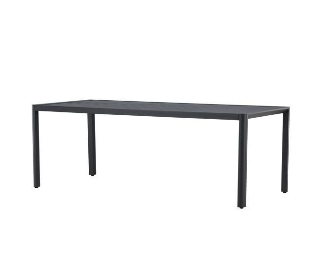 Mesa de comedor para exterior giardini 90x200x72 negro