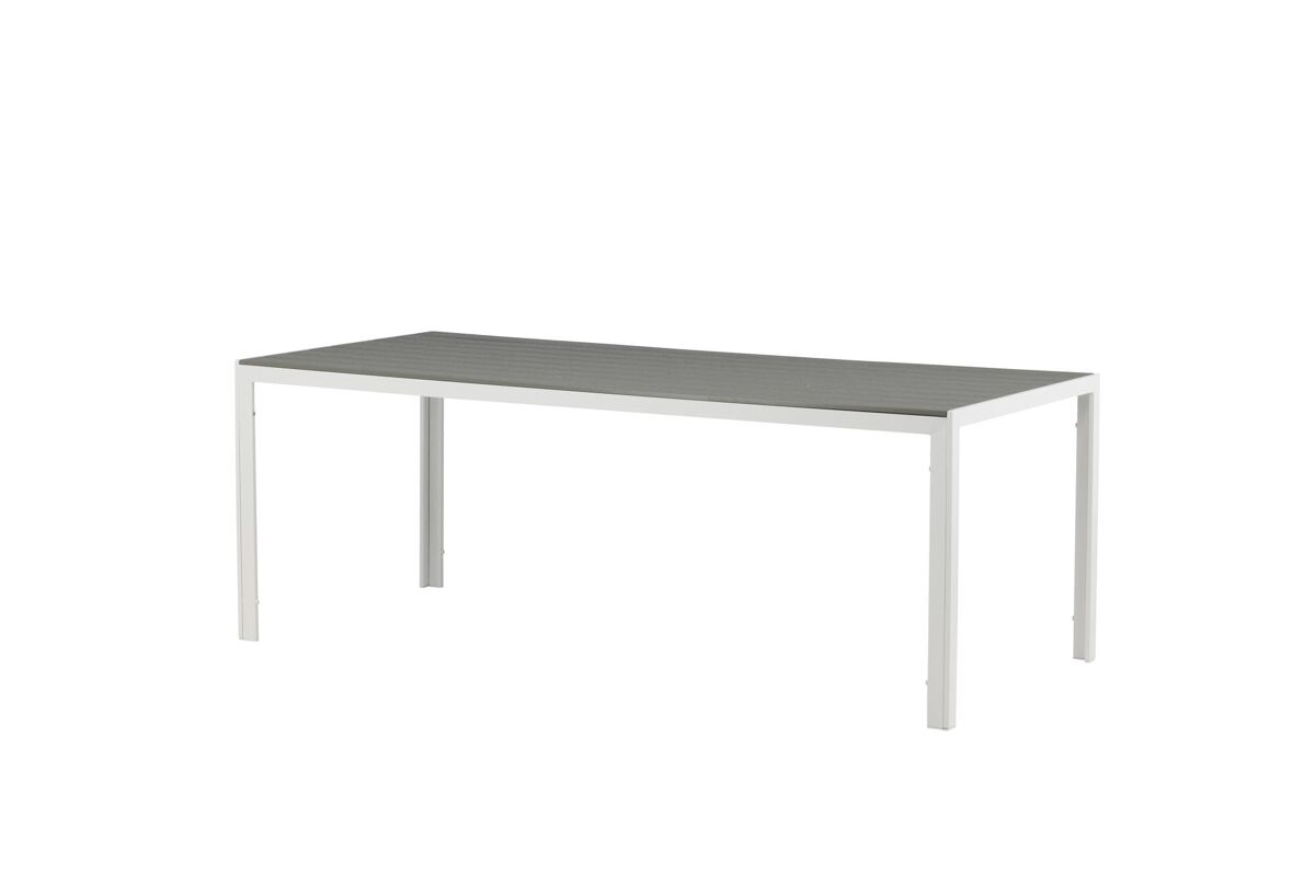 Mesa de comedor para exterior break 90x205x75 gris