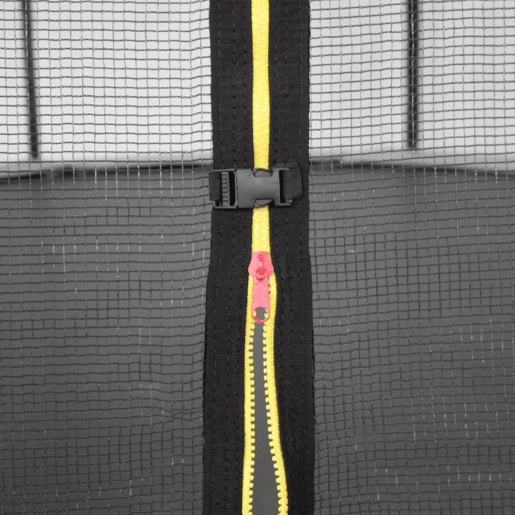 Trampolim com rede de proteção, 430cm Cinza - 429x429x80 cm