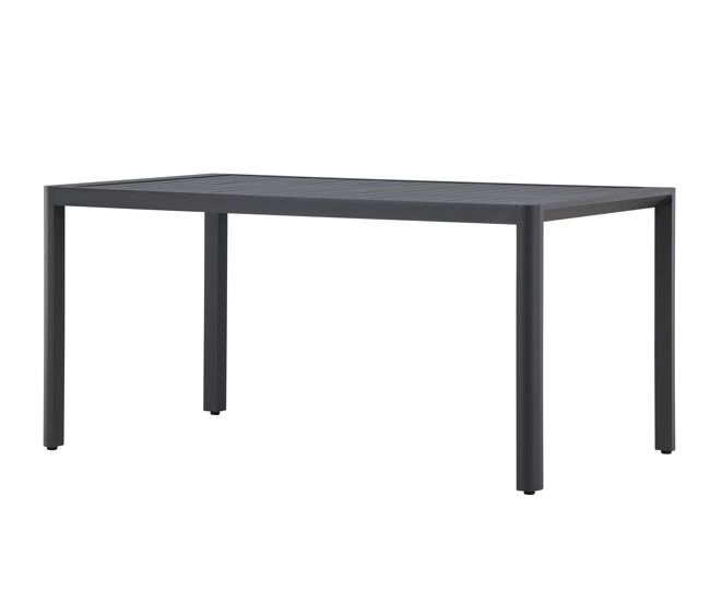 Mesa de comedor para exterior giardini 85x150x72 negro