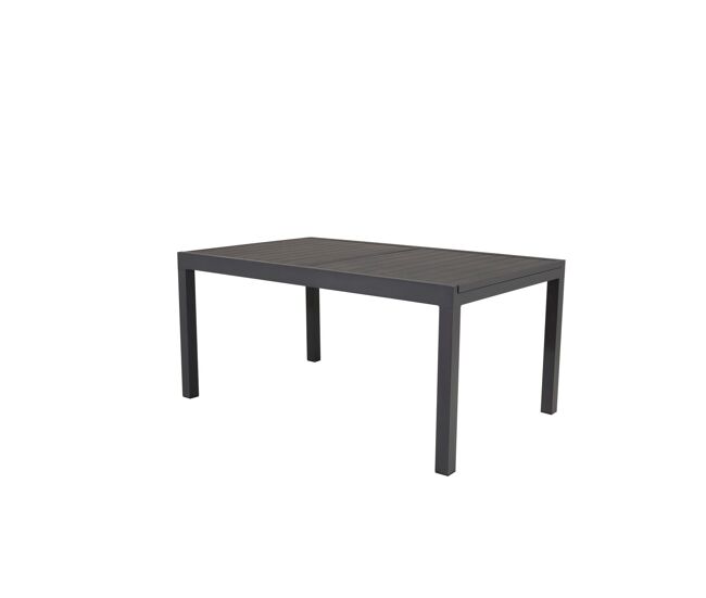 Mesa de comedor para exterior marbella 100x160x75 negro