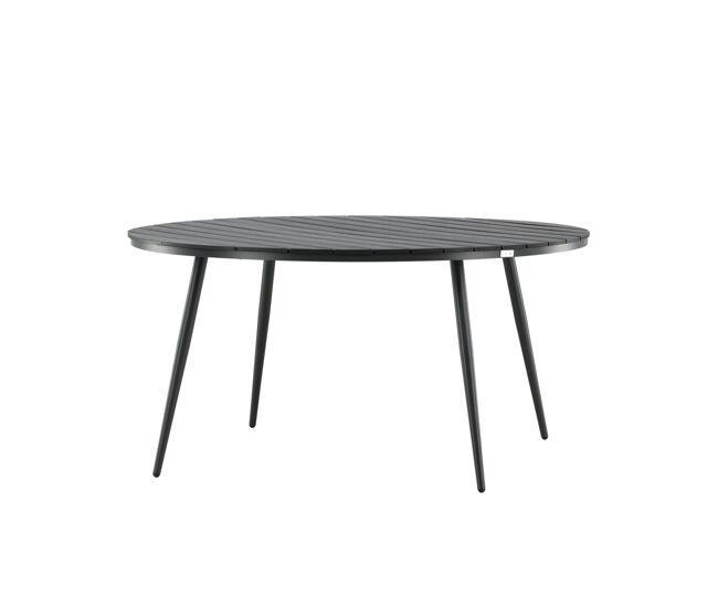 Mesa de comedor para exterior break 150x150x74 negro