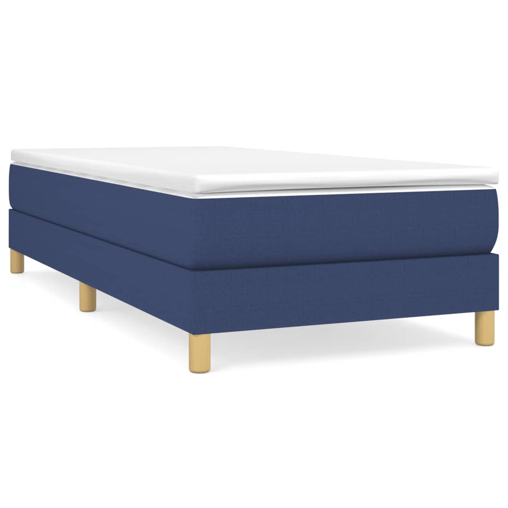 Estructura de cama individual para adultos 90x203 Azul