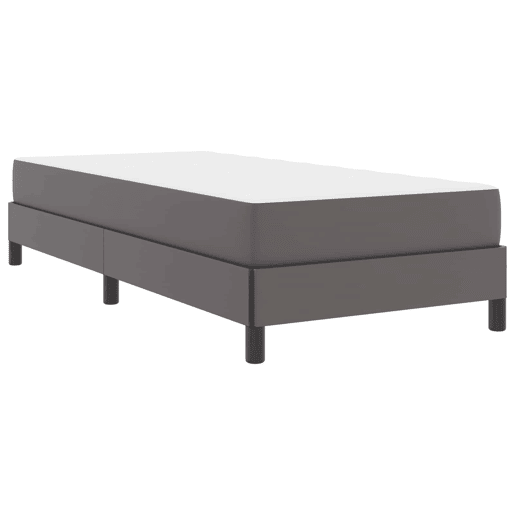 Estrutura de cama de solteiro para adultos com colchão - Cinzeto 100 x 200 cm tecido