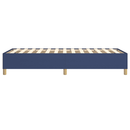 Estrutura de cama de solteiro para adultos com molas 80x200 cm azul