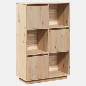 Armário alto - Bufete - Móvel de apoio 74x35x117 cm pinho maciço pt541