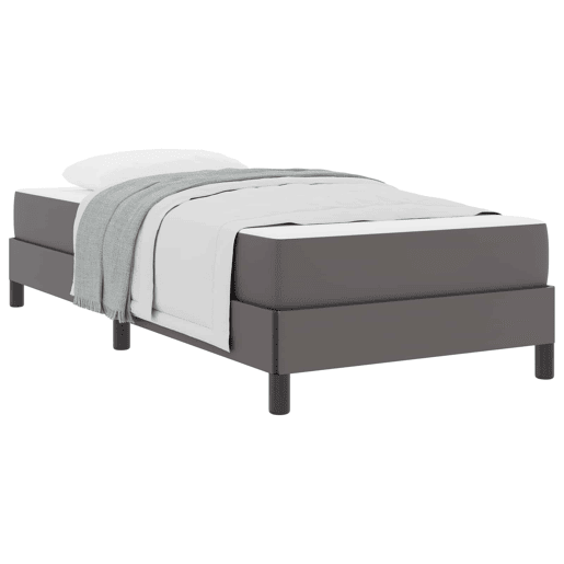 Estrutura de cama de solteiro para adultos com colchão Cinzeto 90 x 200 cm tecido