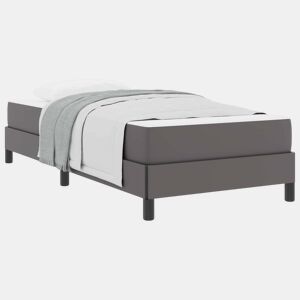 Estrutura de cama de solteiro para adultos com colchão Cinzeto 90 x 200 cm tecido