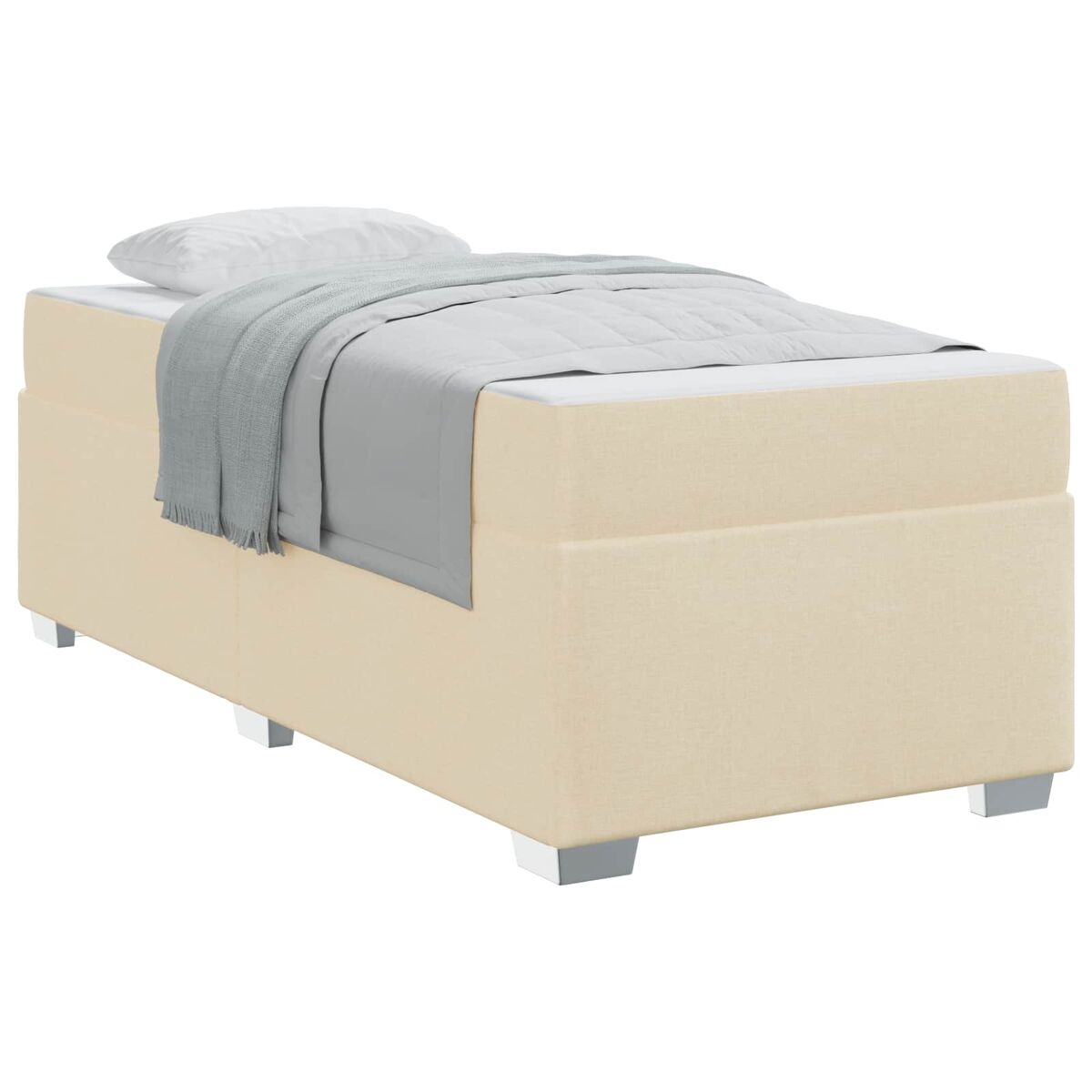 Estructura de cama individual para adultos 90x200 Crema