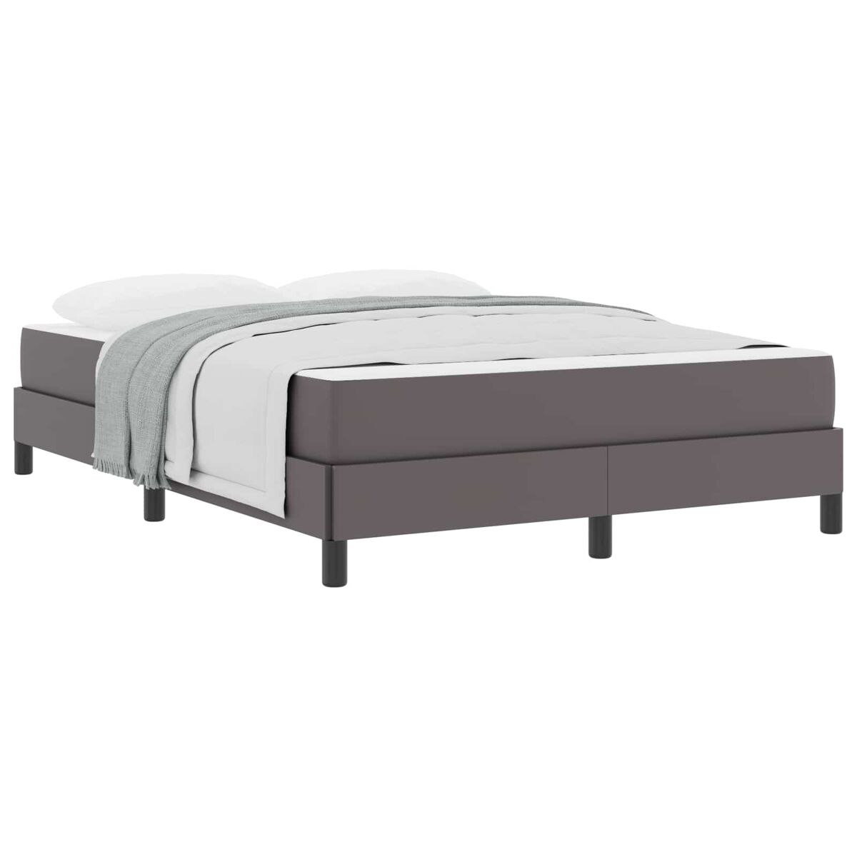 Estructura De Cama Doble Matrimonial 140x193 Gris