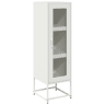 Armário alto - Bufete - Móvei de apoio 36x39x123 cm aço laminado a frio branco pt2282