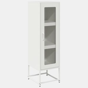 Armário alto - Bufete - Móvei de apoio 36x39x123 cm aço laminado a frio branco pt2282