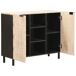 Aparador - Mueble de almacenamiento 90 Aparador - Mueble de almacenamiento 90 Negro/ Madera