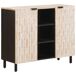 Aparador - Mueble de almacenamiento 90 Aparador - Mueble de almacenamiento 90 Negro/ Madera