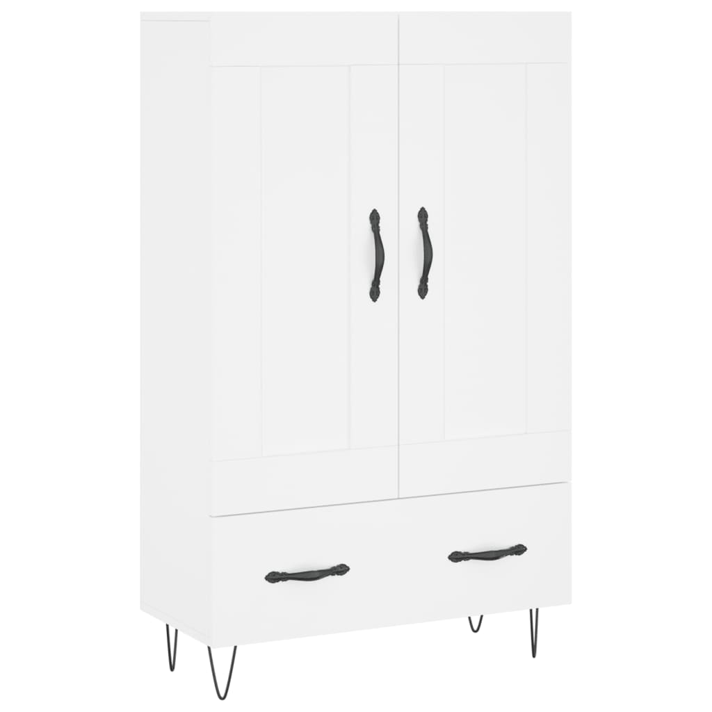 Aparador alto - Mueble de almacenamiento 69 Blanco