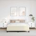 Estructura De Cama Doble Matrimonial 140x193 Estructura De Cama Doble Matrimonial 140x193 Blanco
