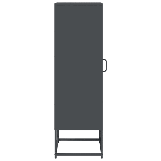 Armário alto - Bufete - Móvei de apoio 36x39x123 cm aço laminado a frio antracite pt2267