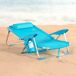 Aktive Silla de playa baja plegable y multiposición Aktive Silla de playa baja plegable y multiposición Azul
