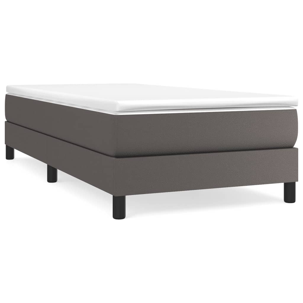 Estructura de cama individual para adultos 100x203 Gris
