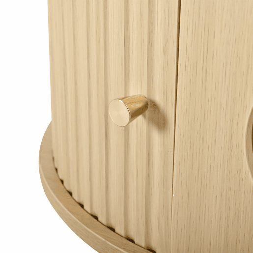 Mesa de centro 100x50x36 cm - com gaveta e porta deslizante, mesa de café para sala com 4 pés de apoio - cor carvalho