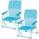 Aktive Set 2 Sillas plegables de playa con asa Aktive Set 2 Sillas plegables de playa con asa Azul