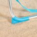 Aktive Set 2 Sillas plegables de playa con asa Aktive Set 2 Sillas plegables de playa con asa Azul