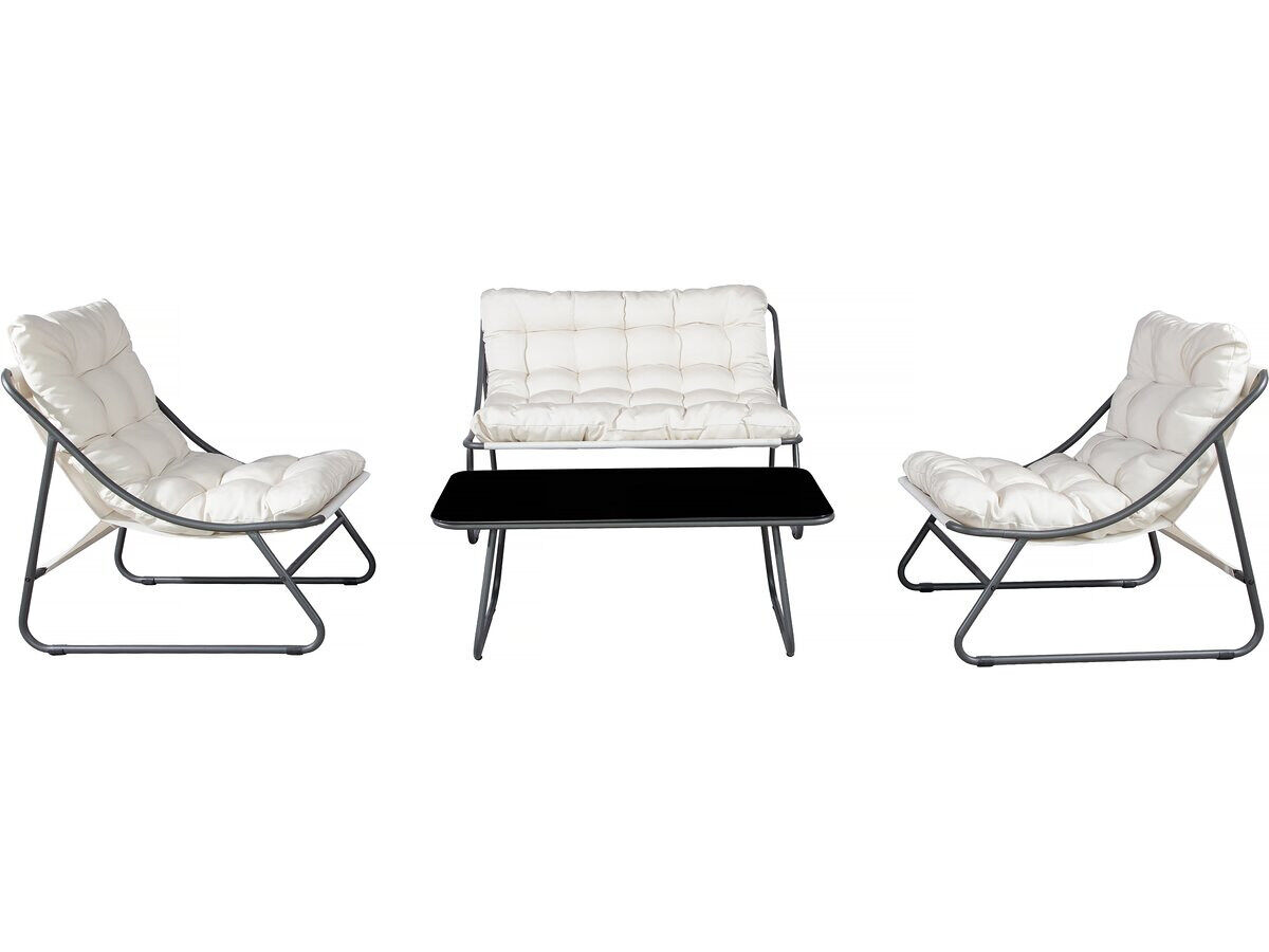 Conjunto de muebles de jardín de metal