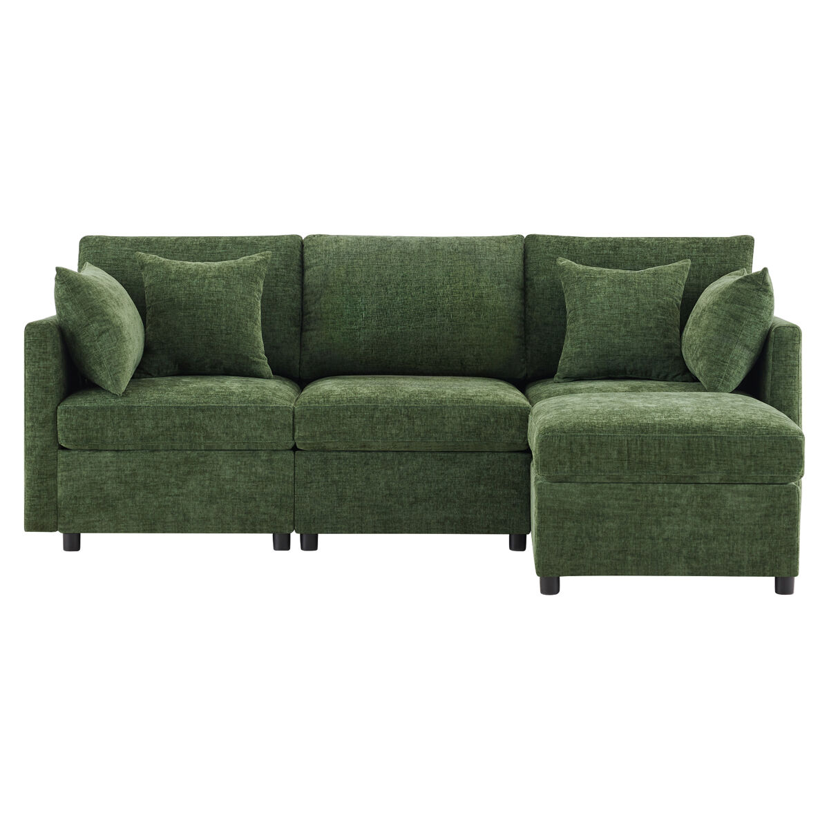 sofa modular 4 plazas fija de telaverde