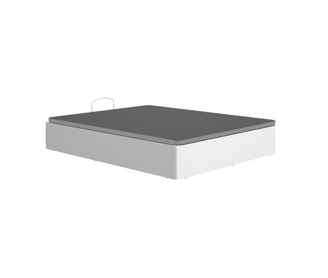 Canapé round diseño abatible blanco 28,5x135x190 cm