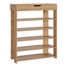 Sapateira Boppeelo com gaveta 94x75x30 cm Carvalho Sonoma en.casa