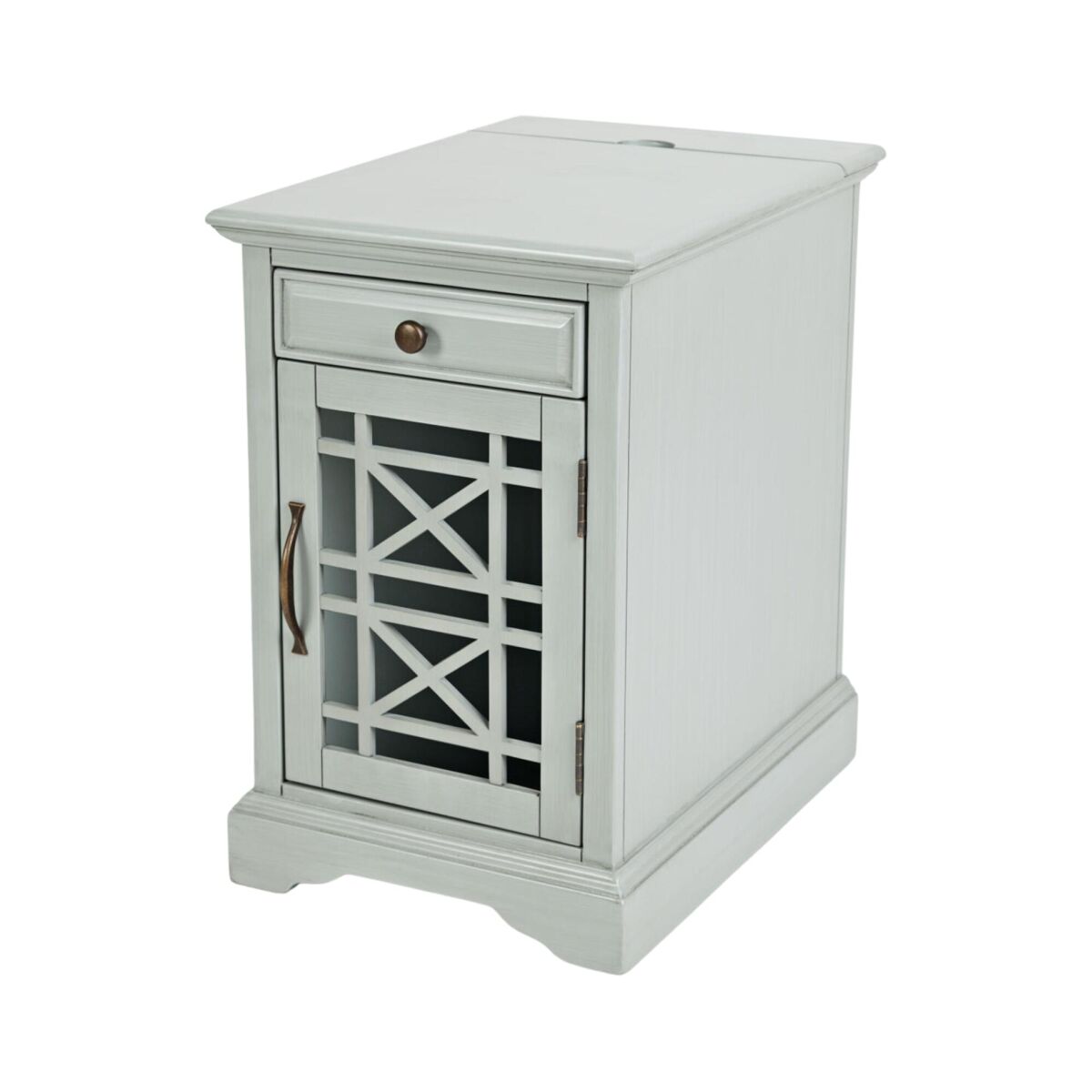 Mesilla de noche avola 41x56x64 gris